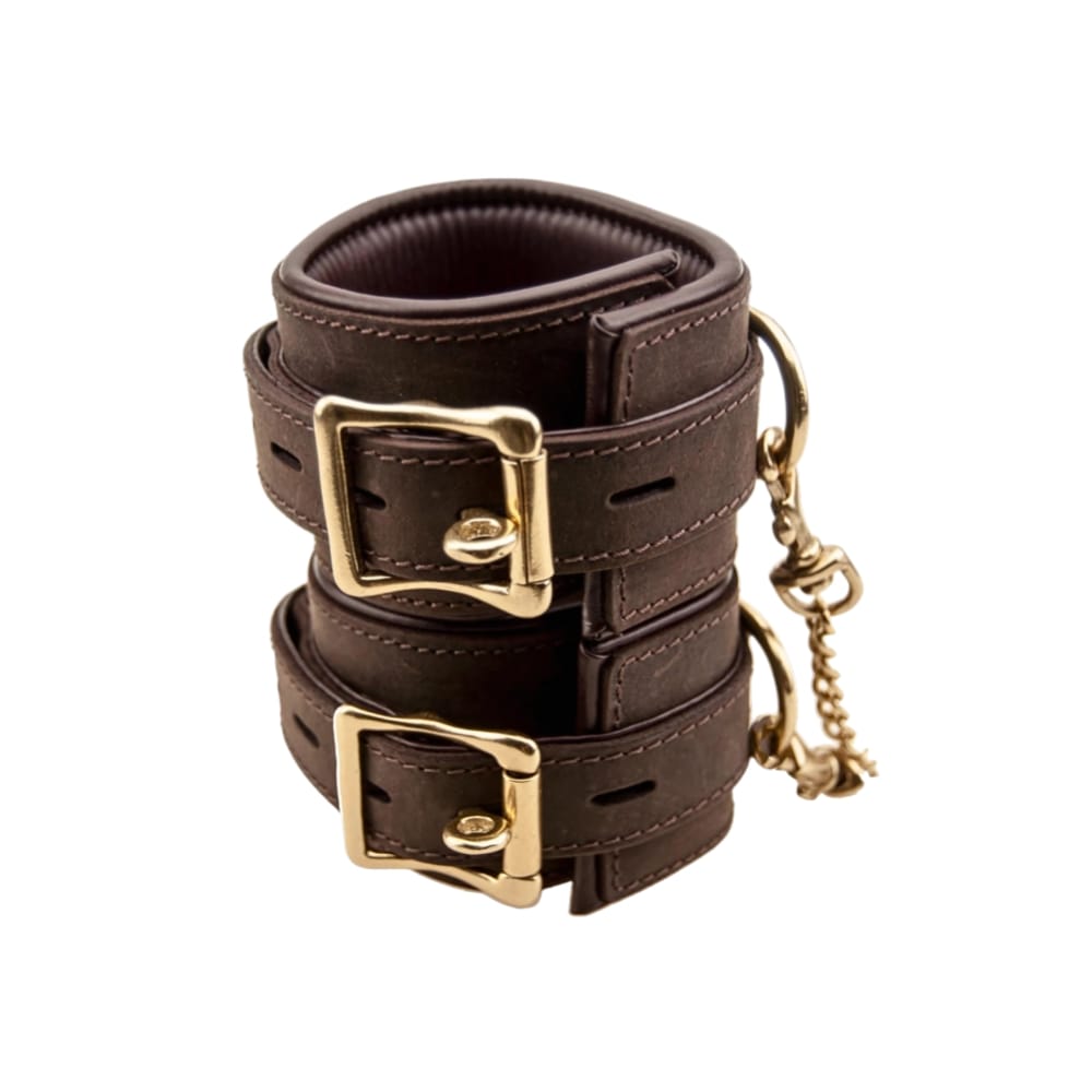 BOUND Nubuck Leather Wrist Restraints 4 BOUND Nubuck Leather Wrist Restraints - Image 3