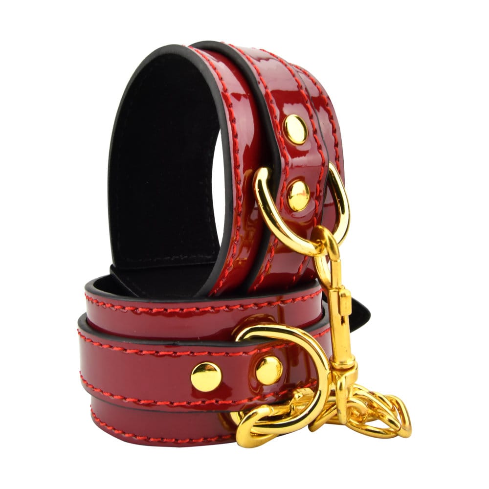 Bound to Please Red Wrist Cuffs 2 restraint