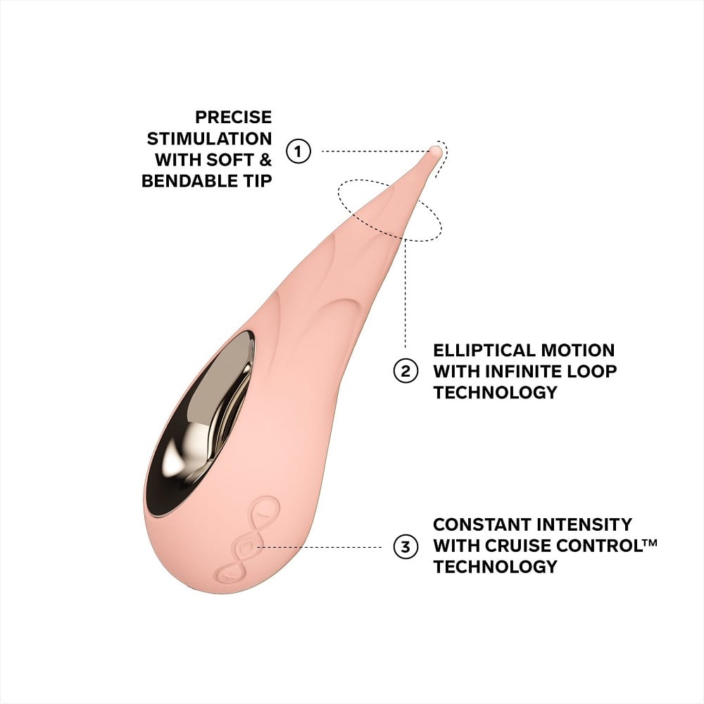 LELO Dot Cruise Clitoral Vibrator Peach Please 9 LELO Dot Cruise Clitoral Vibrator Peach Please - Image 8