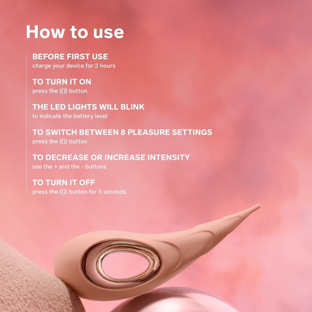 LELO Dot Cruise Clitoral Vibrator Peach Please 11 LELO Dot Cruise Clitoral Vibrator Peach Please - Image 10