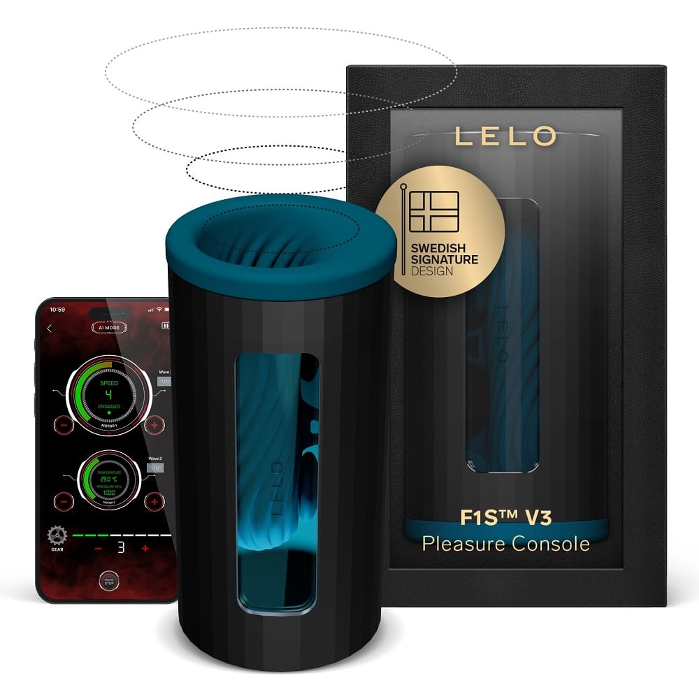 LELO F1S V3 AI Interactive Male Masturbator Blue 2 LELO F1S V3 AI Interactive Male Masturbator Blue - Image 1