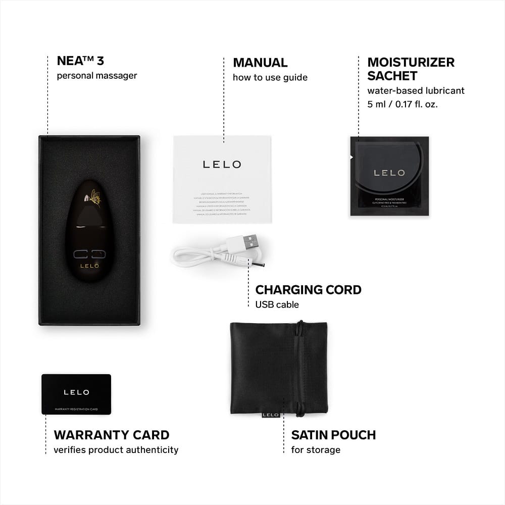 LELO Nea 3 Clitoral Massager Black 10 LELO Nea 3 Clitoral Massager Black - Image 9
