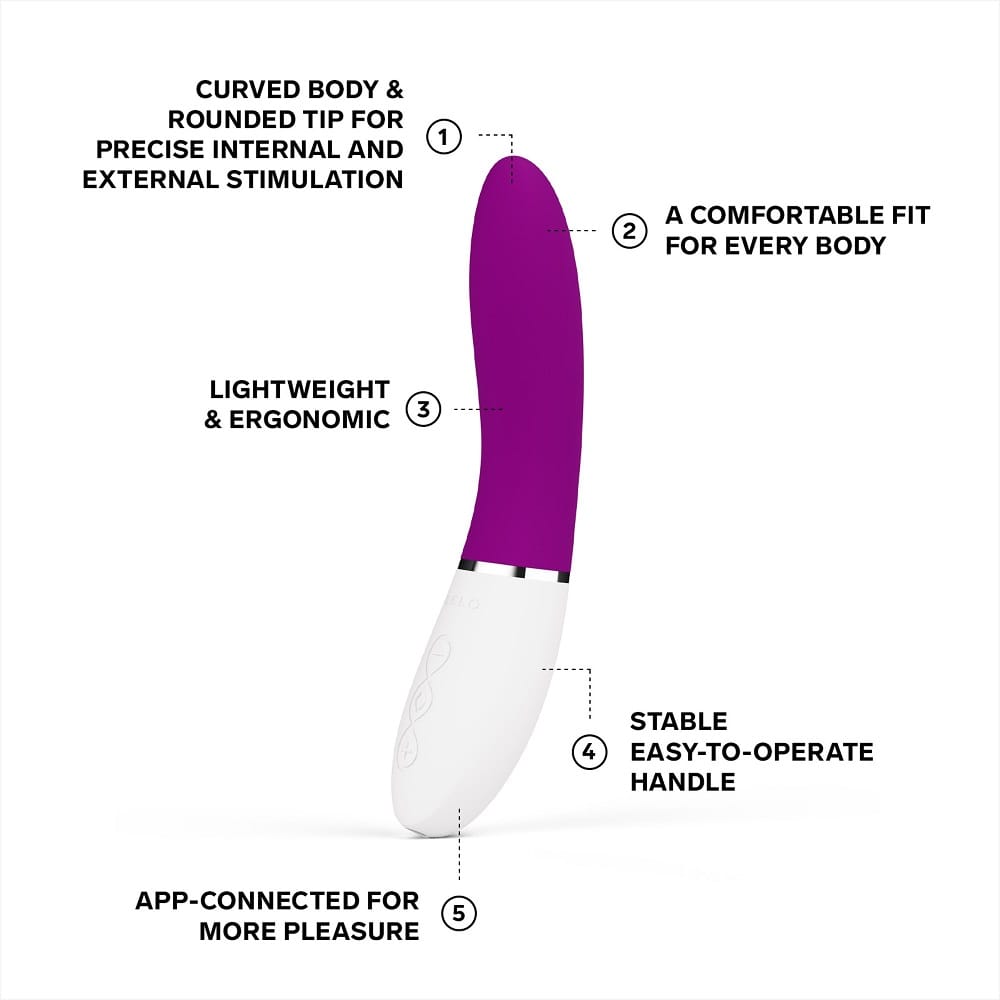 LELO LIV 3 App Controlled G-Spot Vibrator Deep Rose 5 LELO LIV 3 App Controlled G-Spot Vibrator Deep Rose - Image 4