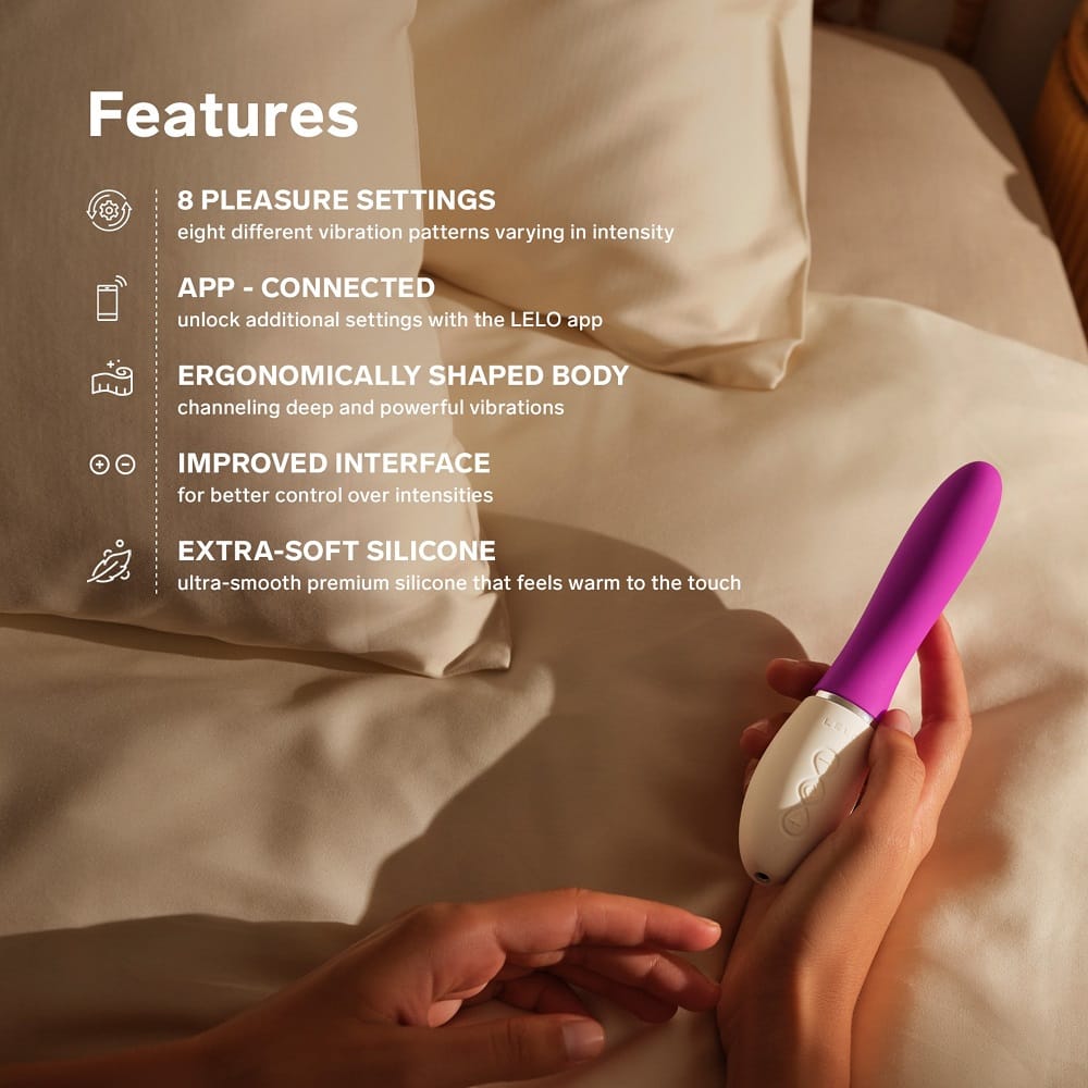 LELO LIV 3 App Controlled G-Spot Vibrator Deep Rose 7 LELO LIV 3 App Controlled G-Spot Vibrator Deep Rose - Image 6