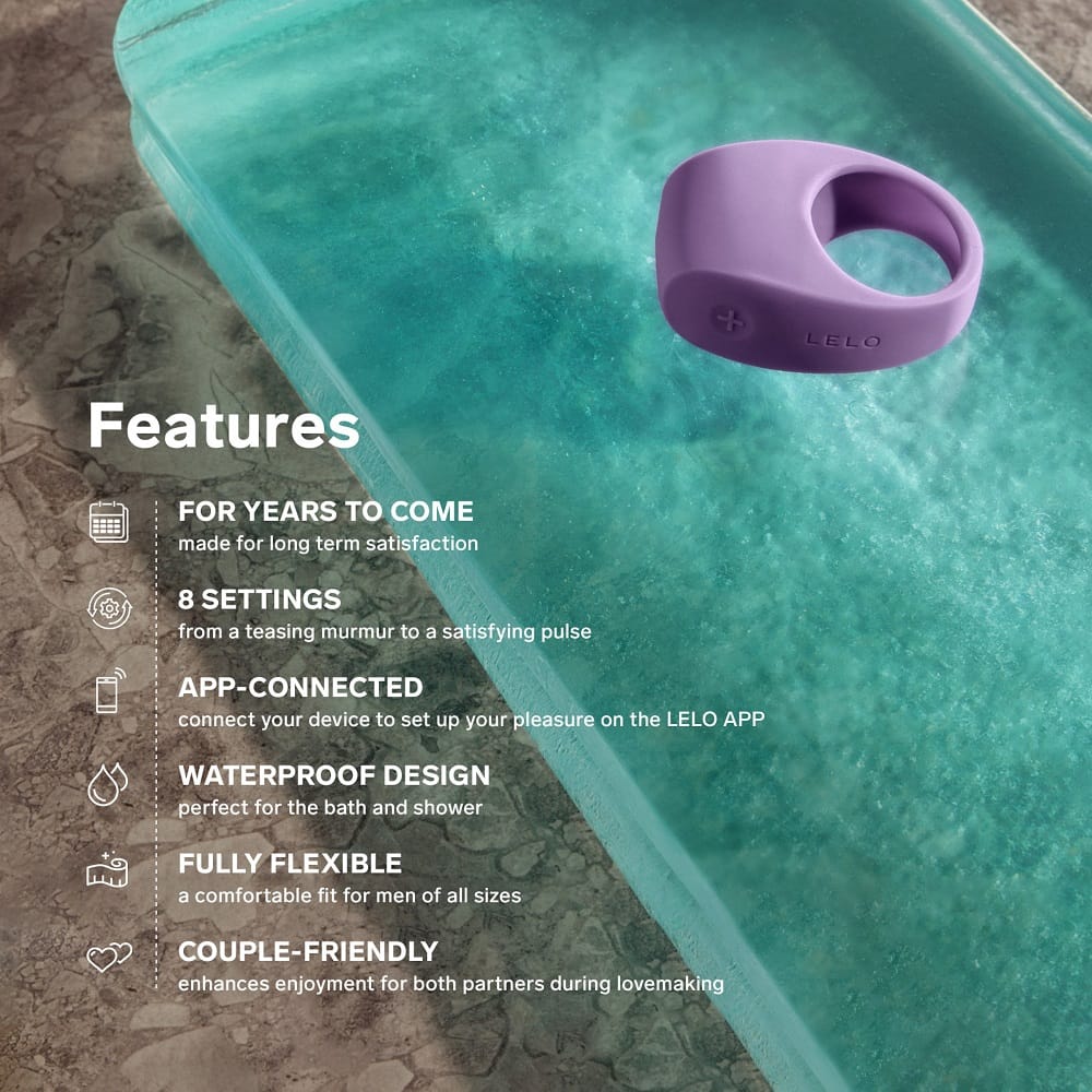 LELO Tor 3 App Controlled Cock Ring Black 7 LELO Tor 3 App Controlled Cock Ring Black - Image 6