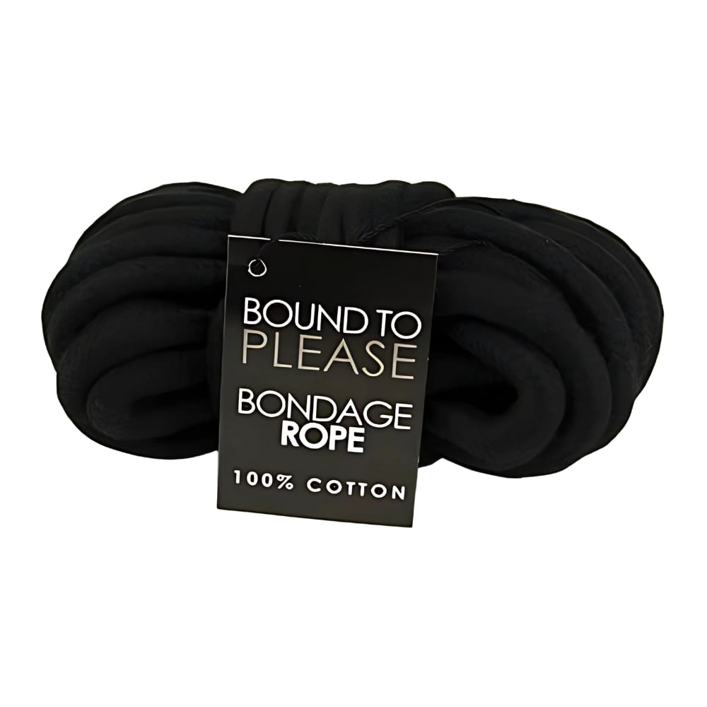 Bound to Please Bondage Rope Black 4 Bound to Please Bondage Rope Black - Image 3