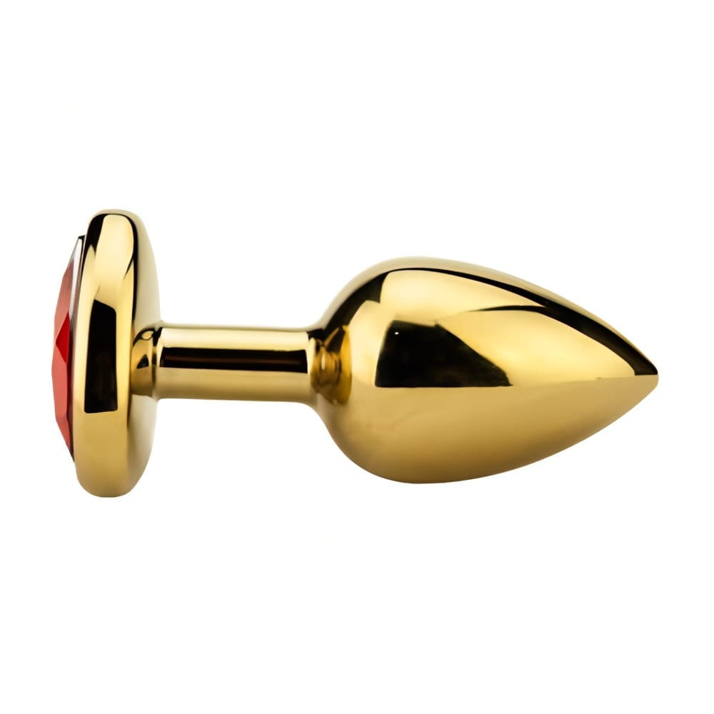 Precious Metals Heart Shaped Butt Plug-Gold 9 Precious Metals Heart Shaped Butt Plug-Gold - Image 8
