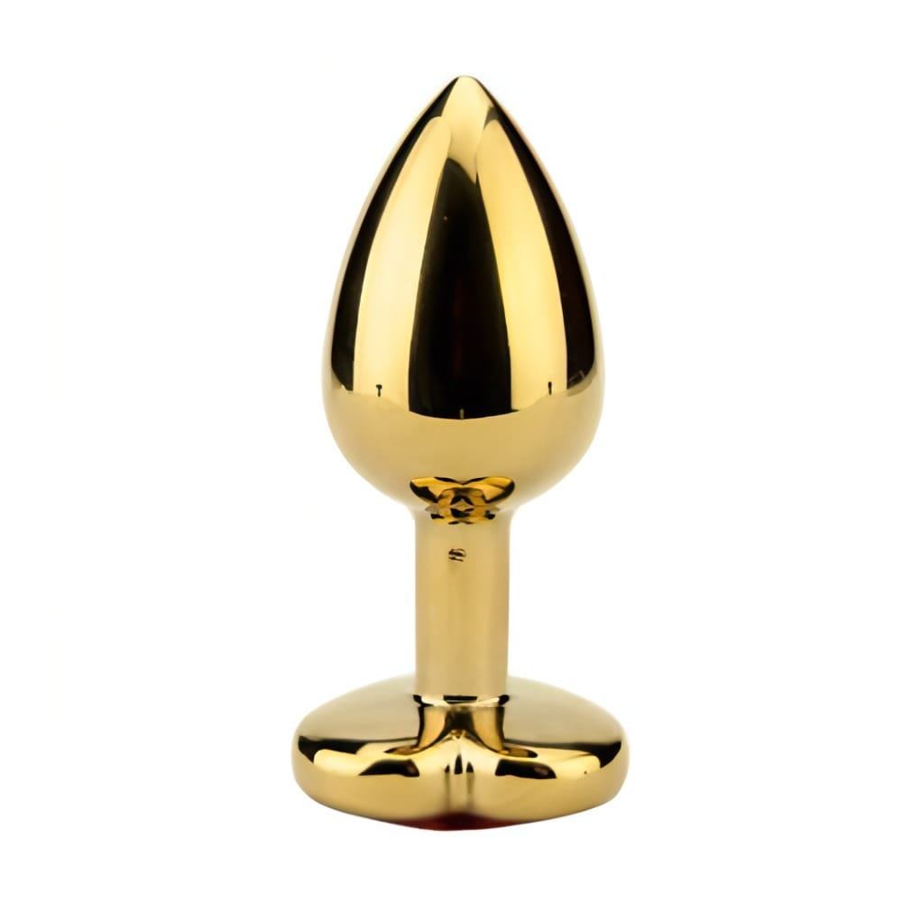 Precious Metals Heart Shaped Butt Plug-Gold 8 Precious Metals Heart Shaped Butt Plug-Gold - Image 7