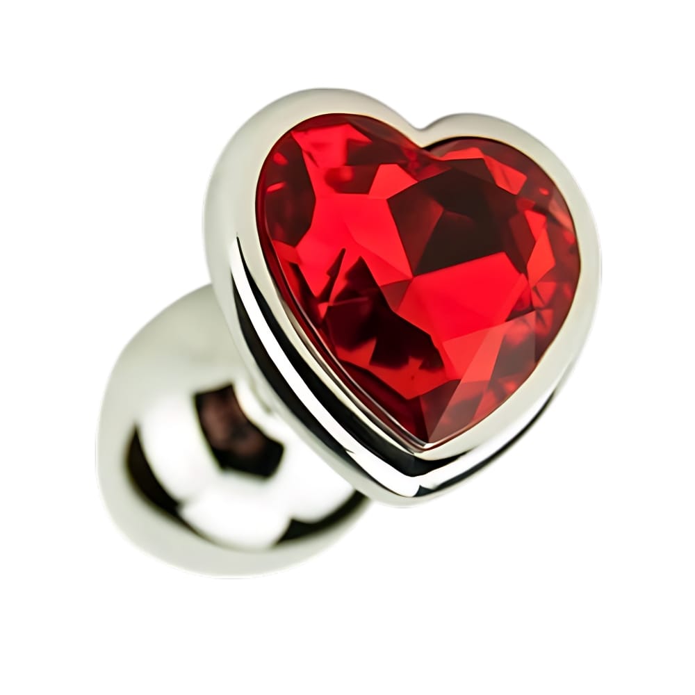 Precious Metals Heart Shaped Butt Plug-Silver 7 Precious Metals Heart Shaped Butt Plug-Silver - Image 6