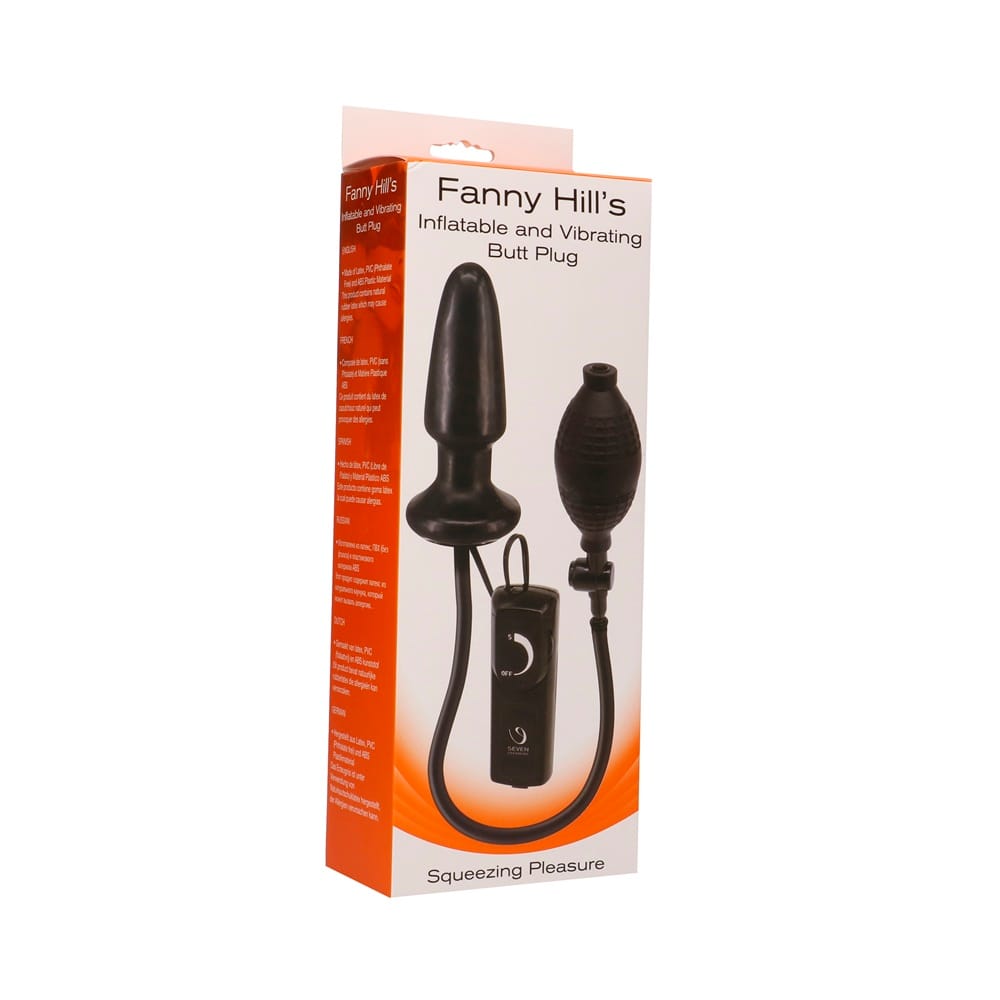 Inflatable Vibrating Butt Plug Black 4 Inflatable Vibrating Butt Plug Black - Image 3