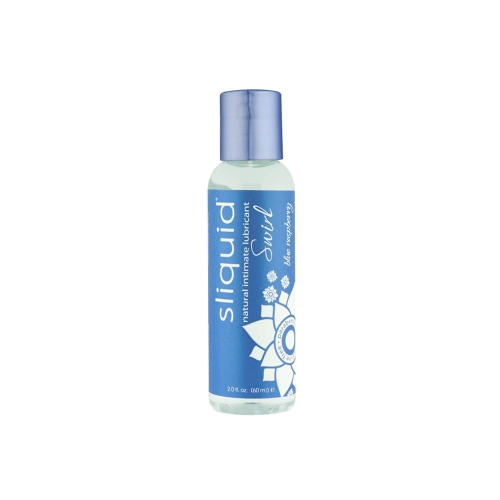 Sliquid Naturals Swirl Flavoured Lubricants-Blue Raspberry 59ml 2 blue raspberry lubricant UK — Sliquid Naturals Swirl Flavoured Lubricants-Blue Raspberry 59ml