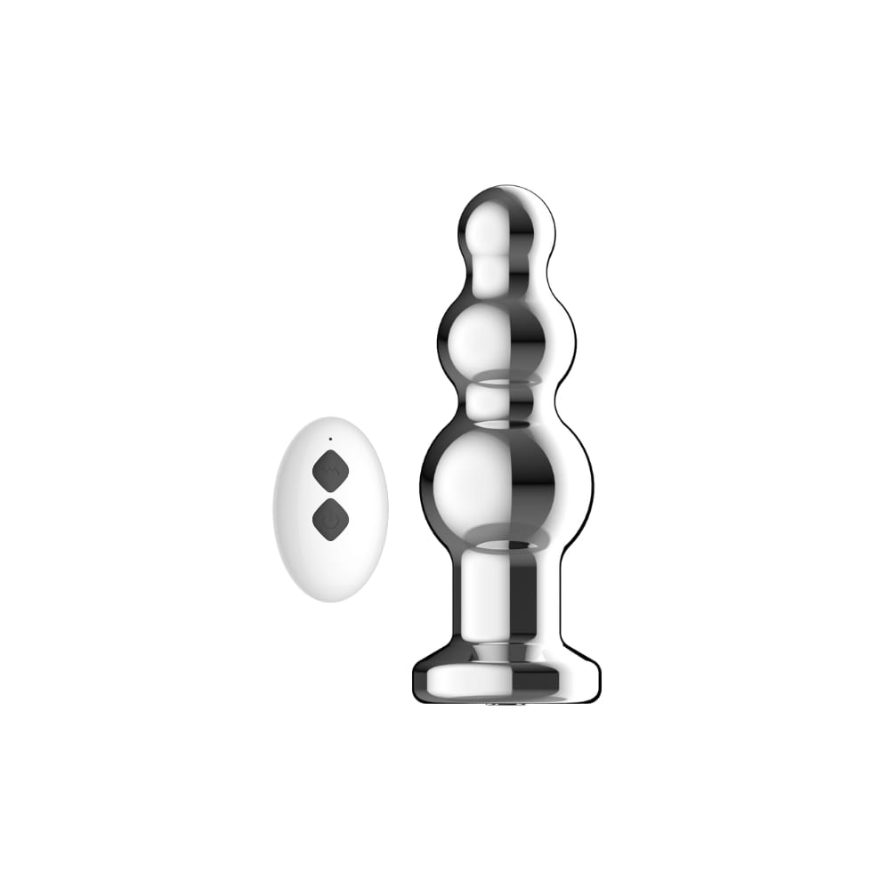 Toosh Remote Controlled Metal Vibrating Anal Beads 2 Toosh Remote Controlled Metal Vibrating Anal Beads - Image 1