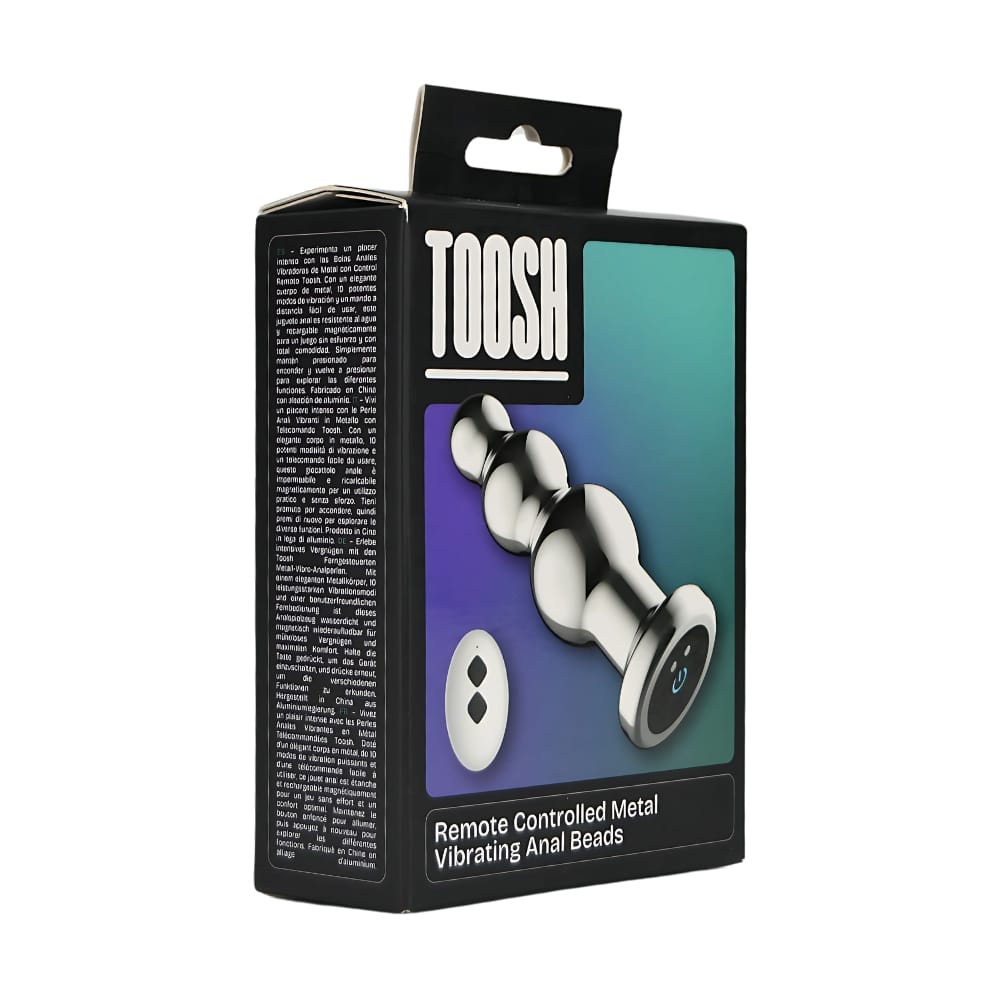 Toosh Remote Controlled Metal Vibrating Anal Beads 9 Toosh Remote Controlled Metal Vibrating Anal Beads - Image 8