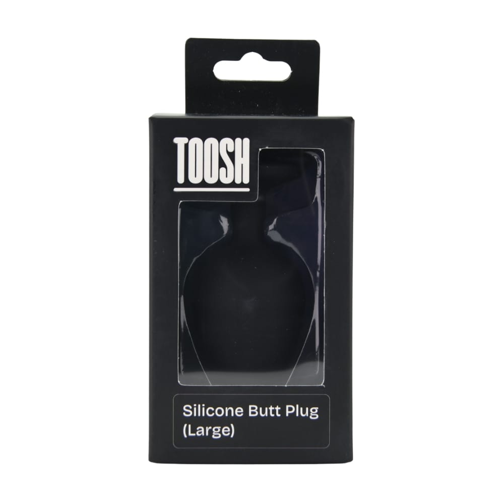 Toosh Black Silicone Butt Plug Large 9 Toosh Black Silicone Butt Plug Large - Image 8