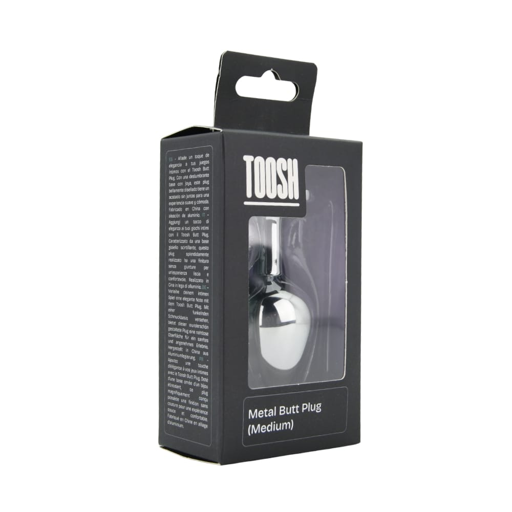 Toosh Silver Metal Butt Plug Medium Red Stone 11 Toosh Silver Metal Butt Plug Medium Red Stone - Image 10