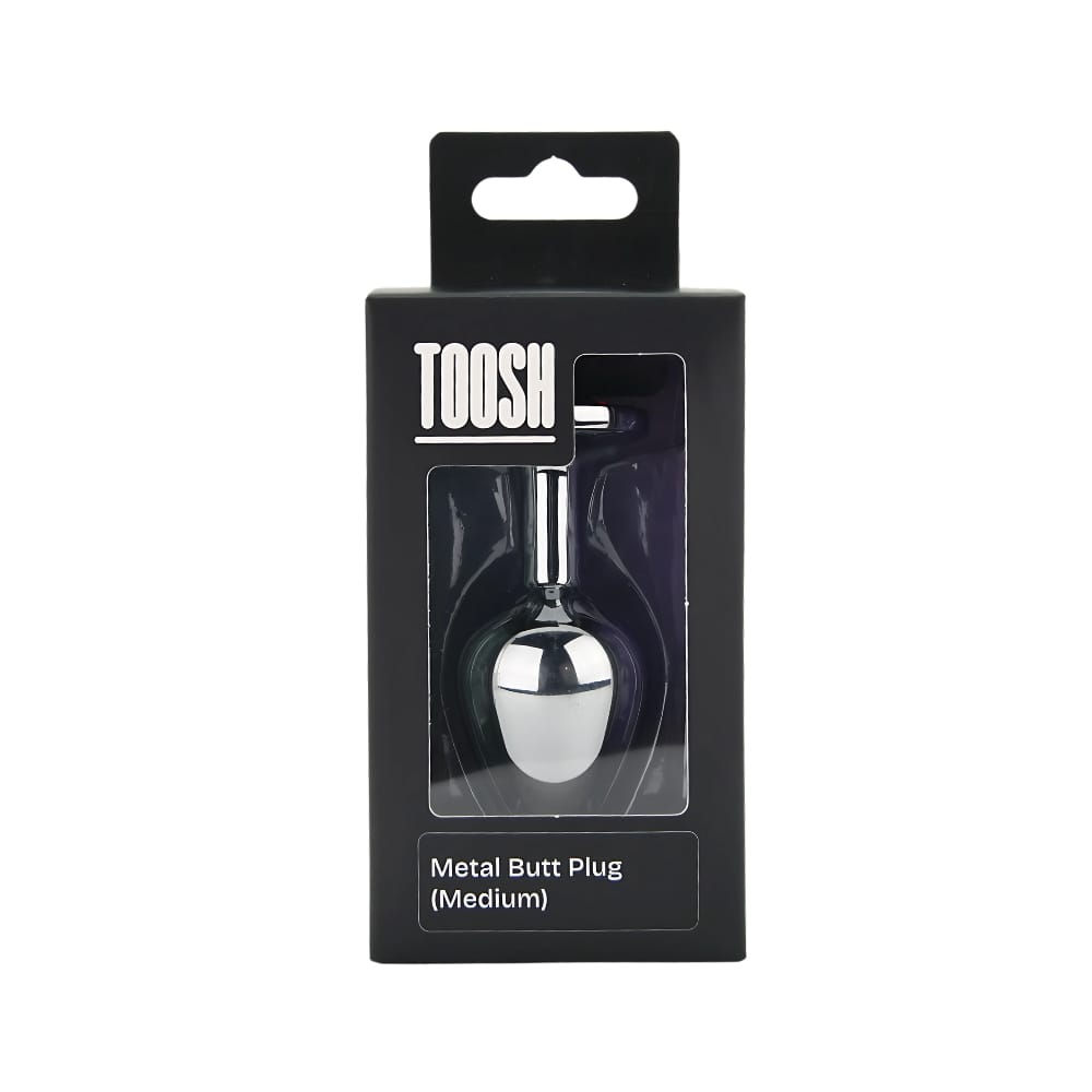 Toosh Silver Metal Butt Plug Medium Red Stone 10 Toosh Silver Metal Butt Plug Medium Red Stone - Image 9