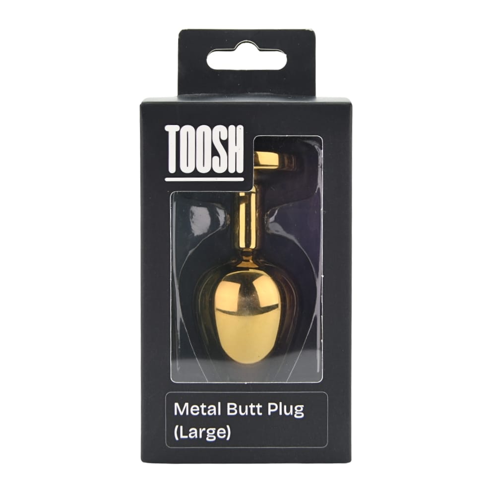 Toosh Gold Metal Butt Plug Large Pink Stone 8 Toosh Gold Metal Butt Plug Large Pink Stone - Image 7