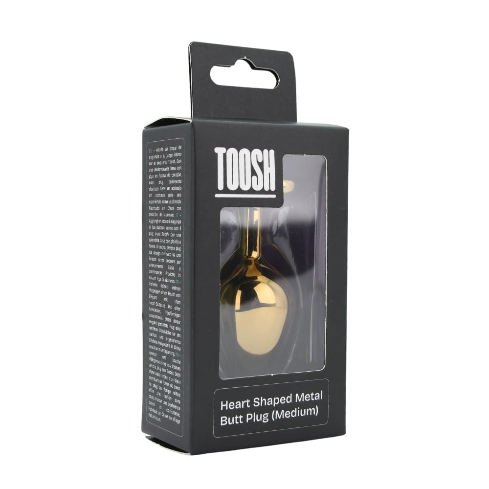Toosh Heart Shaped Gold with Red Stone Medium 9 Toosh Heart Shaped Gold with Red Stone Medium - Image 8