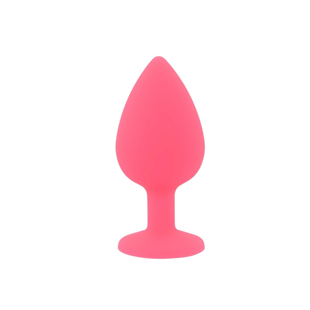 Toosh Silicone Butt Plug Pink Set of 3 Clear Stone 8 Toosh Silicone Butt Plug Pink Set of 3 Clear Stone - Image 7