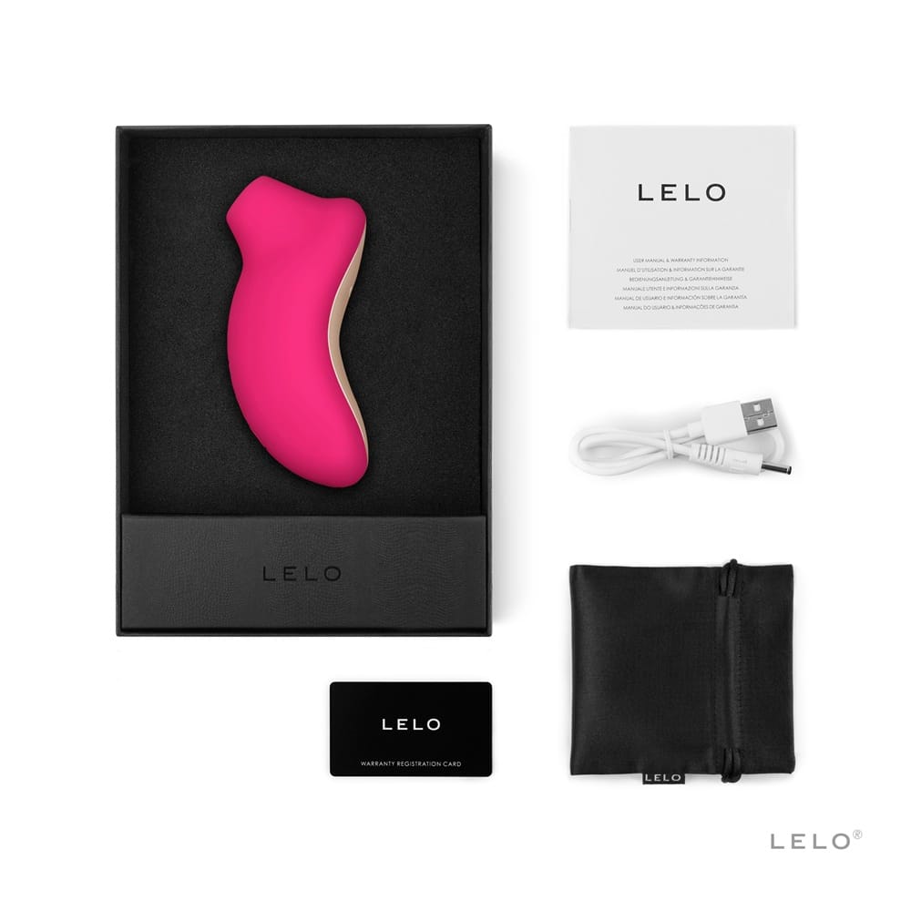 LELO SONA Sonic Clitoral Massager - Cerise 6 LELO SONA Sonic Clitoral Massager - Cerise - Image 5