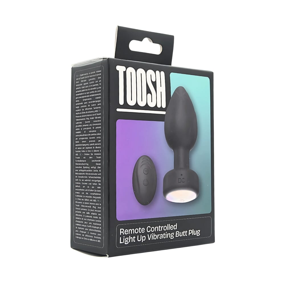 Toosh Remote Controlled Light Up Vibrating Butt Plug 10 Toosh Remote Controlled Light Up Vibrating Butt Plug - Image 9