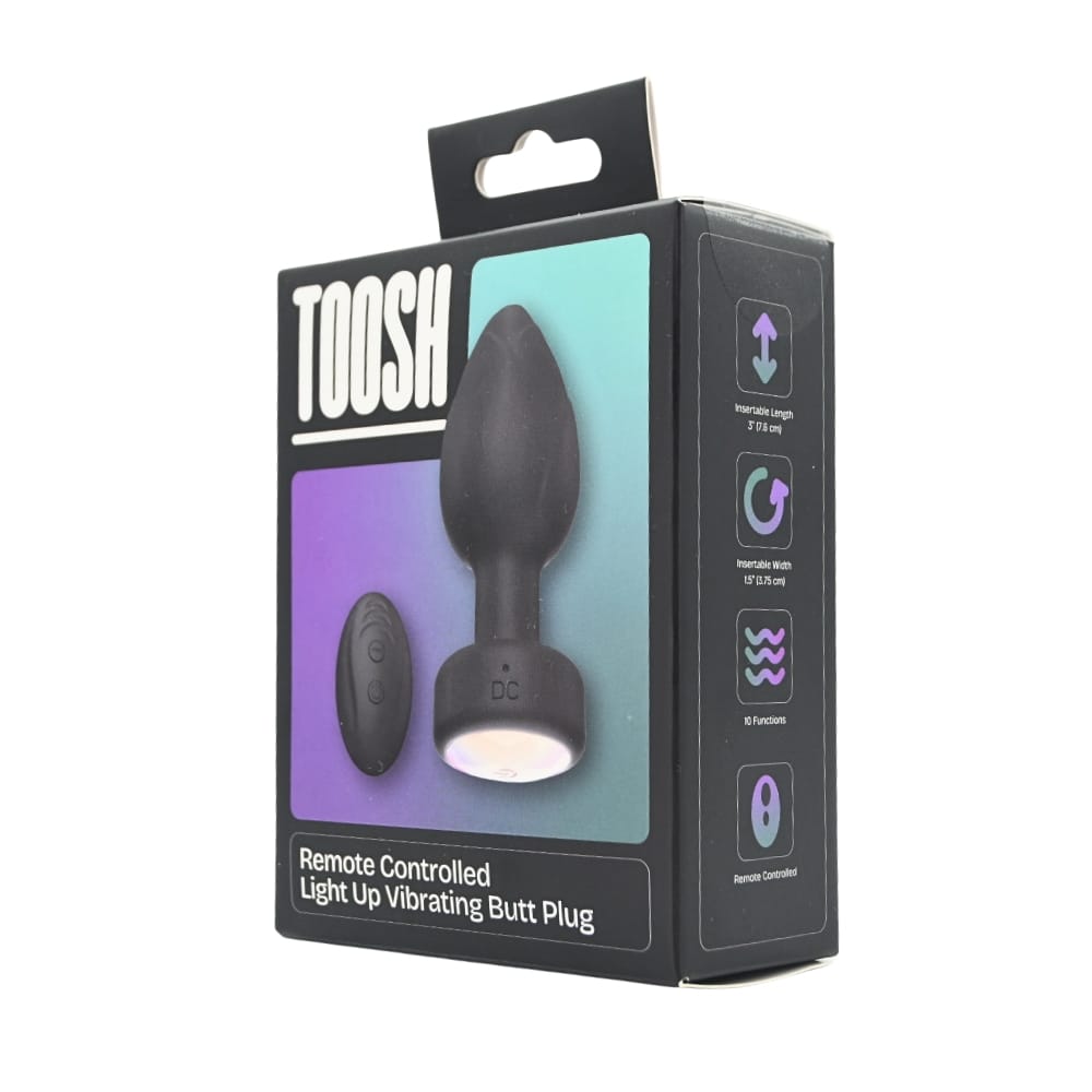 Toosh Remote Controlled Light Up Vibrating Butt Plug 9 Toosh Remote Controlled Light Up Vibrating Butt Plug - Image 8