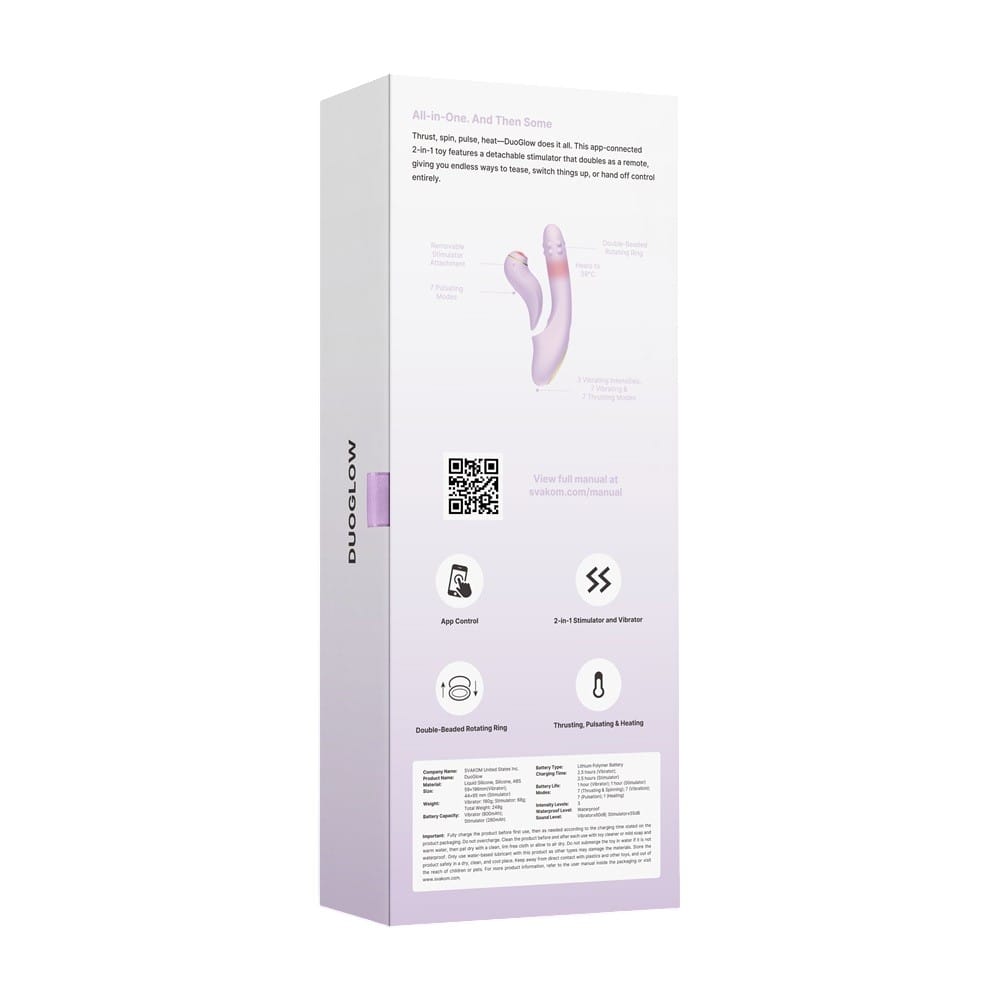 Svakom Duoglow 2in1 Vibrator 17 Svakom Duoglow 2in1 Vibrator - Image 16