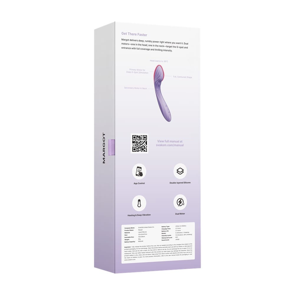 Svakom Margot G-Spot Vibrator Lilac 11 Svakom Margot G-Spot Vibrator Lilac - Image 10