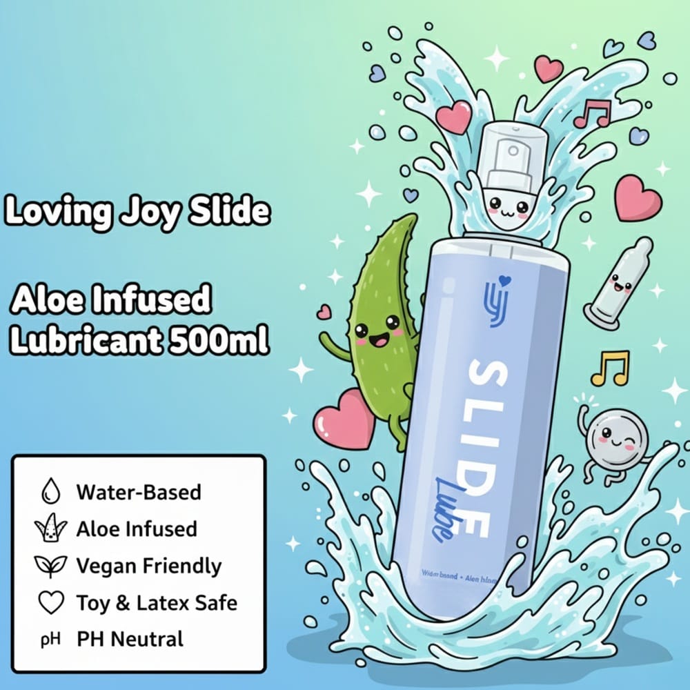 Loving Joy Slide Water-Based Lubricant 500ml 10 Loving Joy Slide Water-Based Lubricant 500ml - Image 9