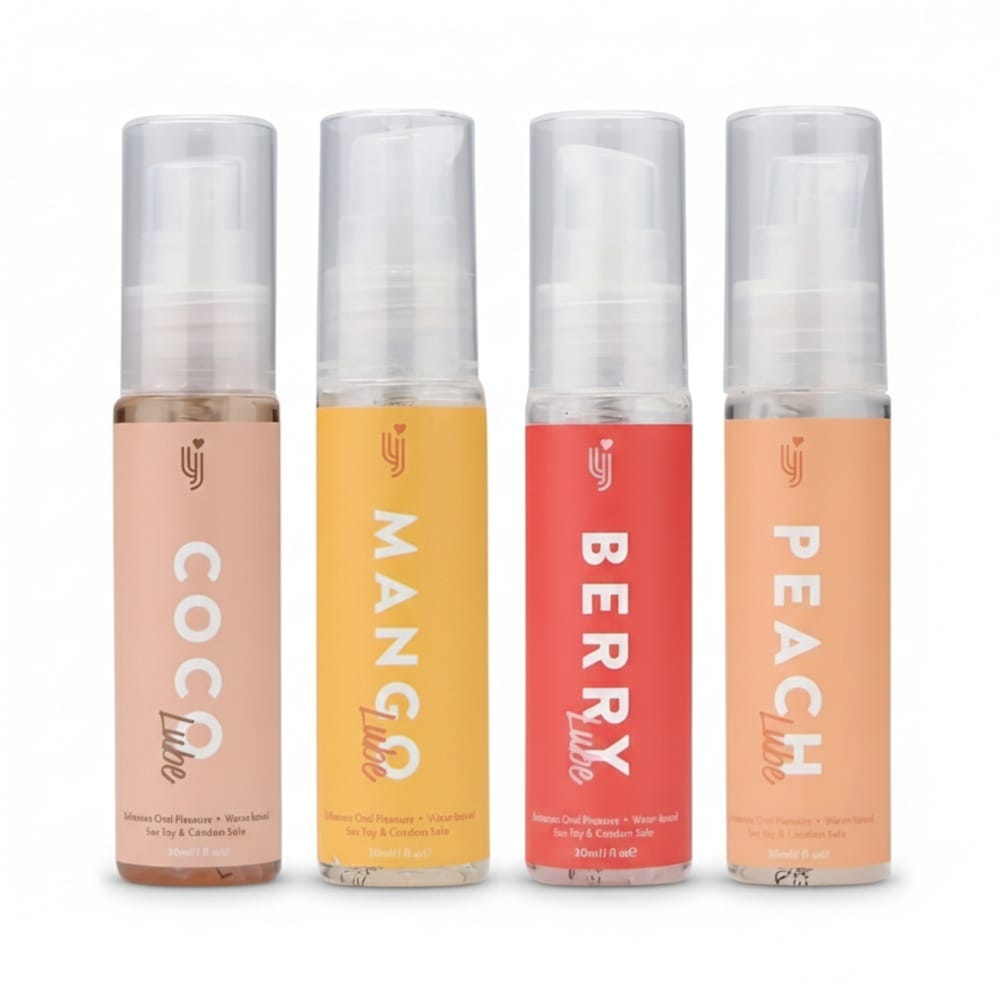 Loving Joy Flavoured Lubricant Set (4 Pack) 2 flavoured lubricant set UK — Loving Joy Flavoured Lubricant Set (4 Pack)