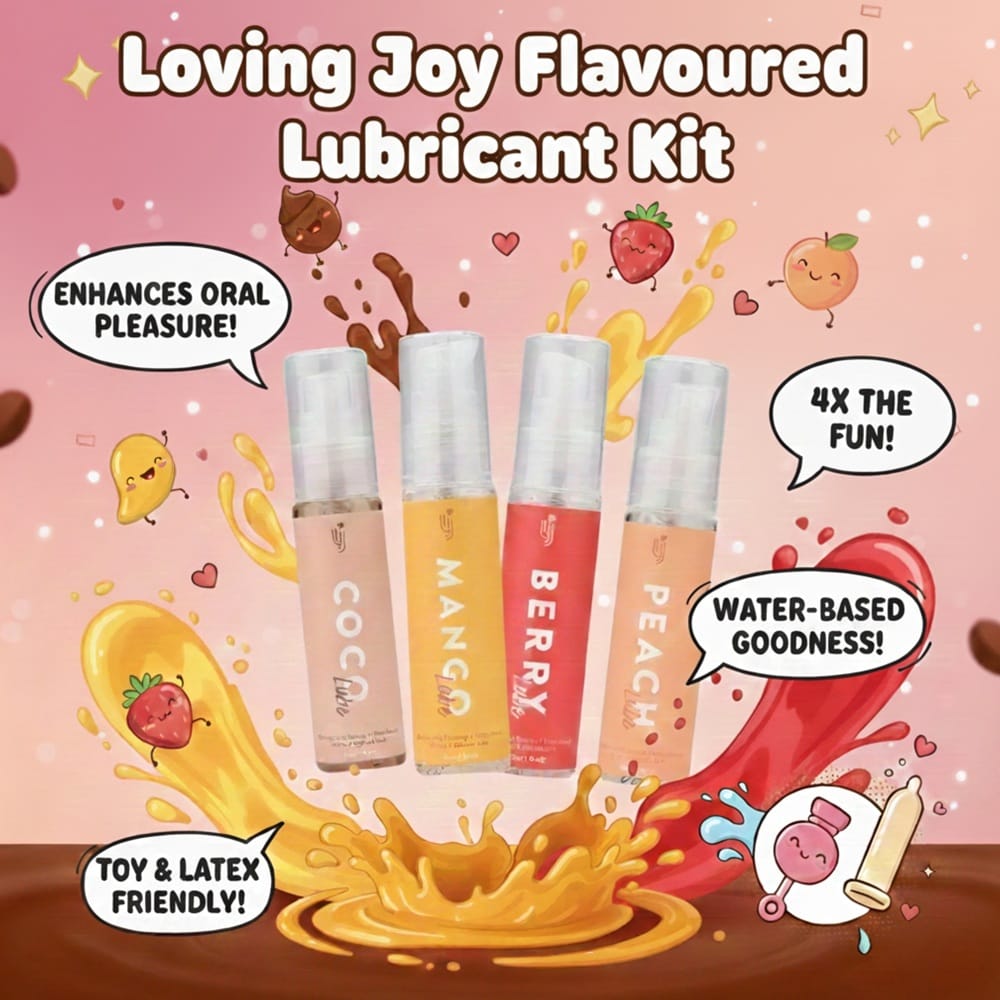 Loving Joy Flavoured Lubricant Set (4 Pack) 8 Loving Joy Flavoured Lubricant Set (4 Pack) - Image 7