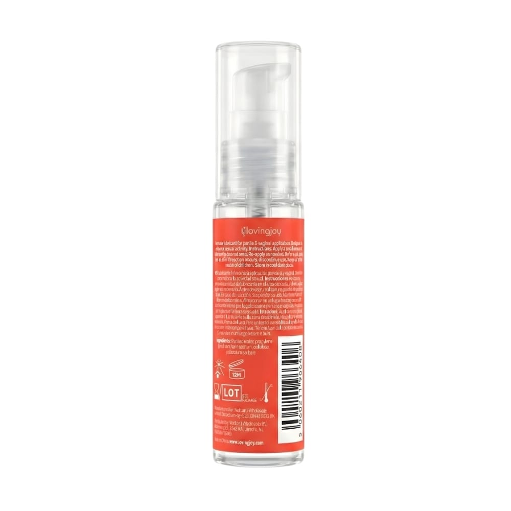 Loving Joy Strawberry Flavoured Lubricant 30ml 4 Loving Joy Strawberry Flavoured Lubricant 30ml - Image 3