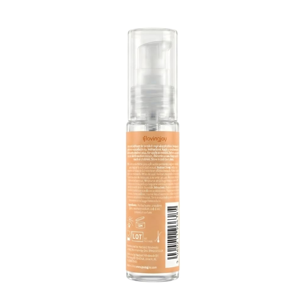 Loving Joy Peach Flavoured Lubricant 30ml 4 Loving Joy Peach Flavoured Lubricant 30ml - Image 3