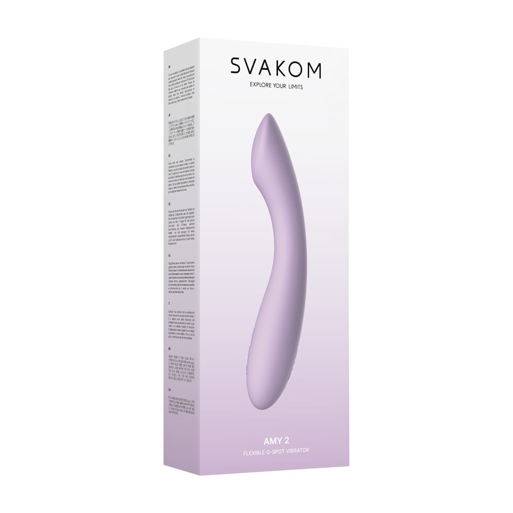 Svakom Amy 2 G-Spot and Clitoral Vibrator Lilac 8 Svakom Amy 2 G-Spot and Clitoral Vibrator Lilac - Image 7