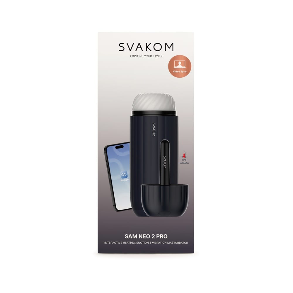 Svakom Sam Neo 2 Pro Interactive Heating Sucking and Vibrating Masturbator 14 Svakom Sam Neo 2 Pro Interactive Heating Sucking and Vibrating Masturbator - Image 13