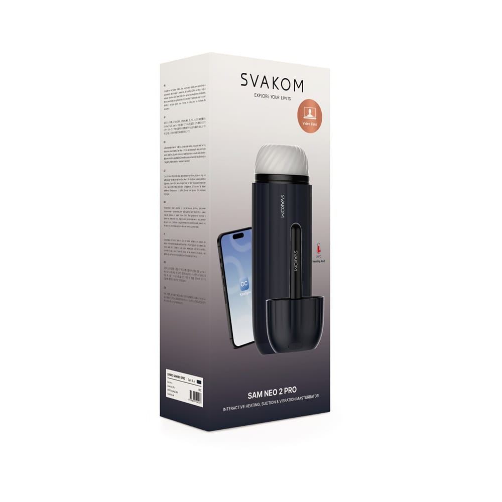 Svakom Sam Neo 2 Pro Interactive Heating Sucking and Vibrating Masturbator 16 Svakom Sam Neo 2 Pro Interactive Heating Sucking and Vibrating Masturbator - Image 15