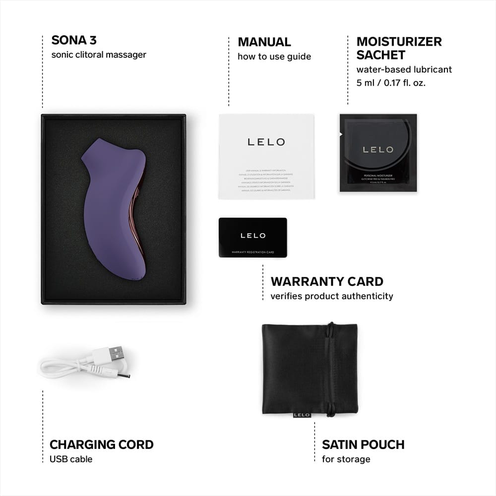 LELO Sona 3 Clitoral Massager Cyber Purple 6 LELO Sona 3 Clitoral Massager Cyber Purple - Image 5