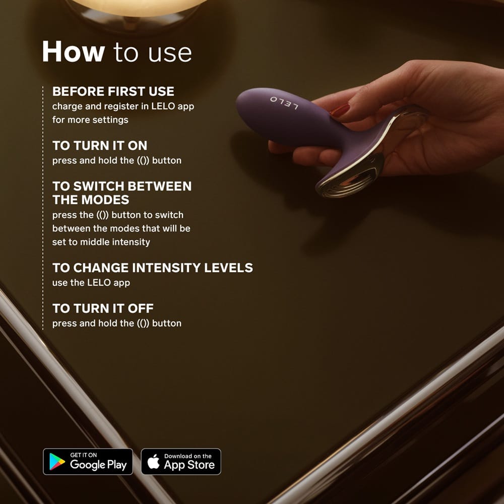 LELO Surfer 2 Unisex Anal Vibrating Plug Cyber Purple 10 LELO Surfer 2 Unisex Anal Vibrating Plug Cyber Purple - Image 9