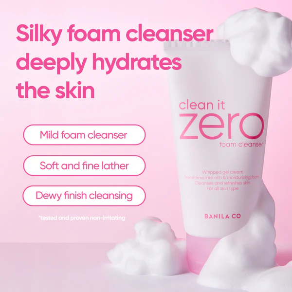 BANILA CO - Clean it Zero Calming Foam Cleanser, 150ml 6 BANILA CO - Clean it Zero Calming Foam Cleanser, 150ml - Image 5