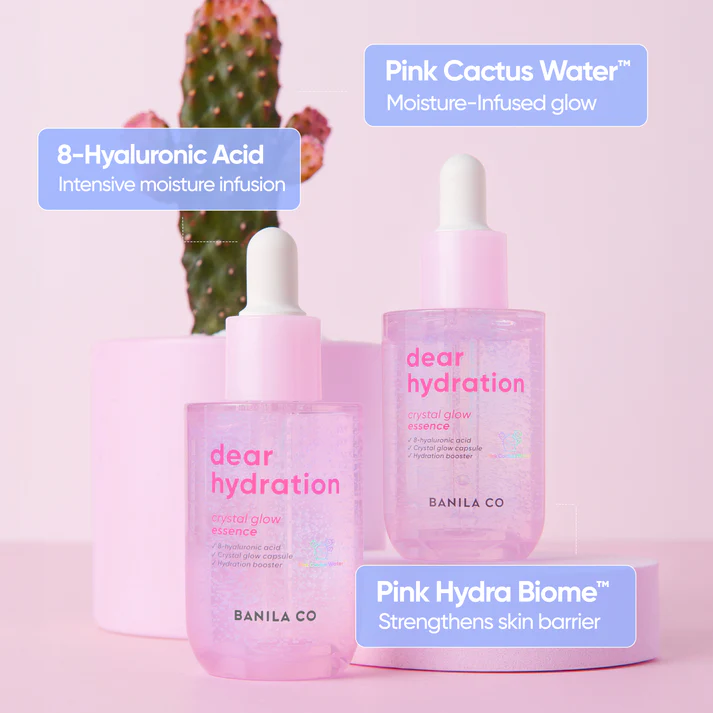 BANILA CO - Dear Hydration Crystal Glow Essence, 50ml 5 BANILA CO - Dear Hydration Crystal Glow Essence, 50ml - Image 4