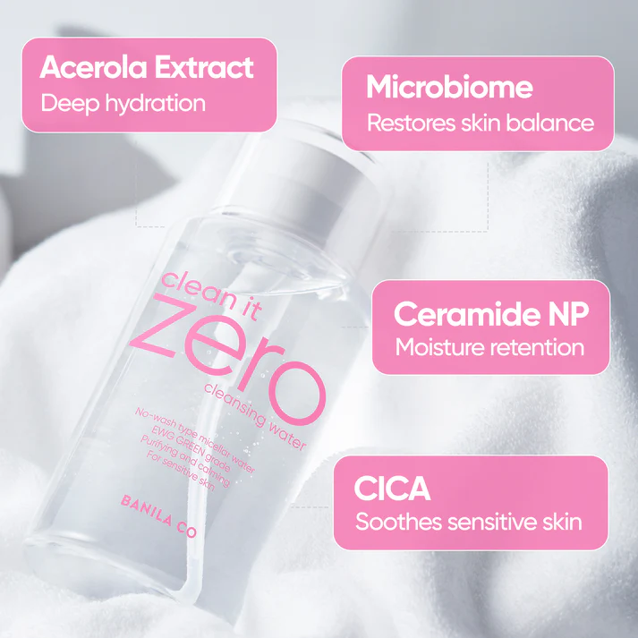 BANILA CO - Clean it Zero Pure Cleansing Water, 310ml 5 BANILA CO - Clean it Zero Pure Cleansing Water, 310ml - Image 4