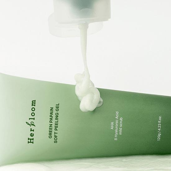 Herbloom - Green Papain Soft Peeling Gel, 120g 7 Herbloom - Green Papain Soft Peeling Gel, 120g - Image 6