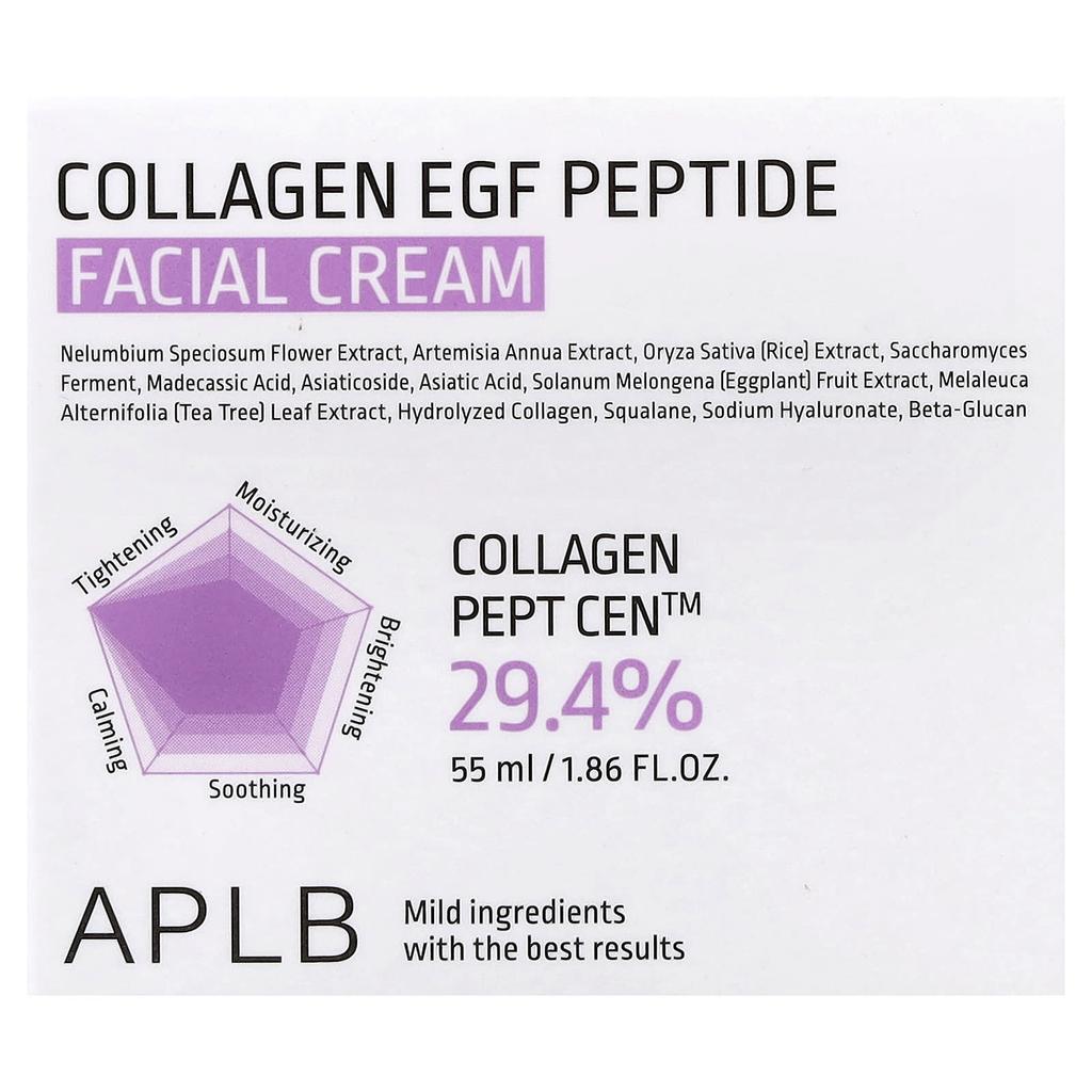 APLB - Collagen EGF Peptide Facial Cream, 55ml 9 APLB - Collagen EGF Peptide Facial Cream, 55ml - Image 8
