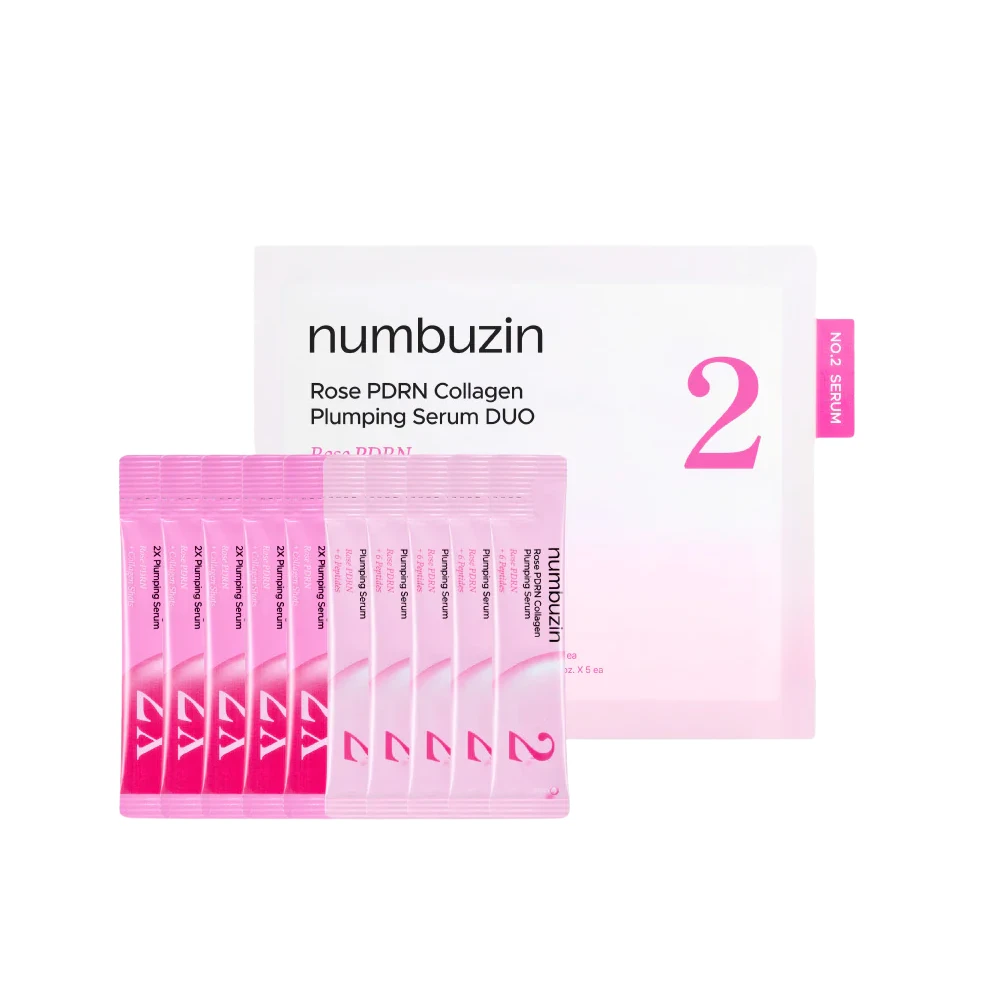 Numbuzin - No.2 Rose PDRN Collagen Plumping Serum DUO Trial Kit, 1.2ml*10ea 5 Numbuzin - No.2 Rose PDRN Collagen Plumping Serum DUO Trial Kit, 1.2ml*10ea - Image 4