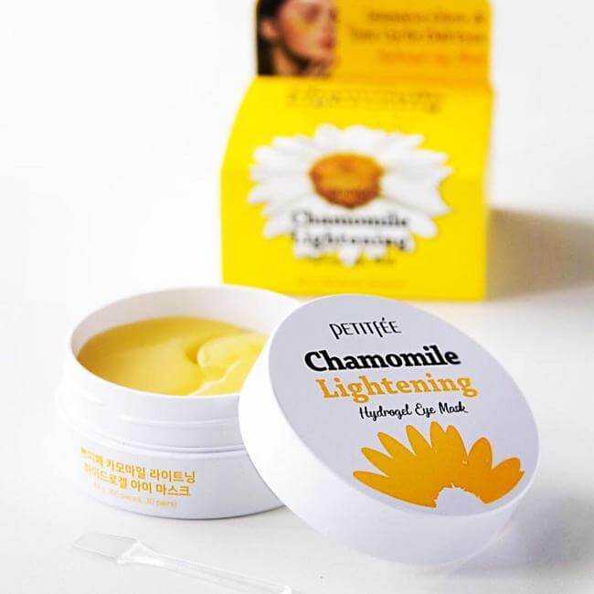 Petitfee - Chamomile Lighting Hydrogel Eye Mask, 60pcs 2 Korean eye cream