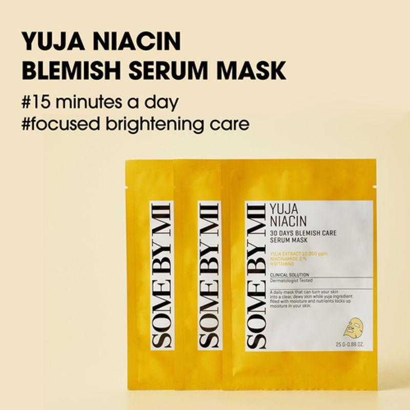 SOME BY MI - Yuja Niacin 30 Days Blemish Care Serum Mask, 25g, 1 piece 6 SOME BY MI - Yuja Niacin 30 Days Blemish Care Serum Mask, 25g, 1 piece - Image 5