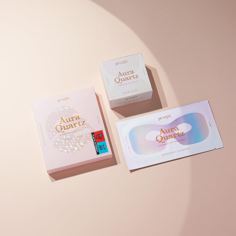 Petitfee - Aura Quartz Hydrogel Face Mask – Crystal Rose, 30g, 1 piece 4 Petitfee - Aura Quartz Hydrogel Face Mask – Crystal Rose, 30g, 1 piece - Image 3