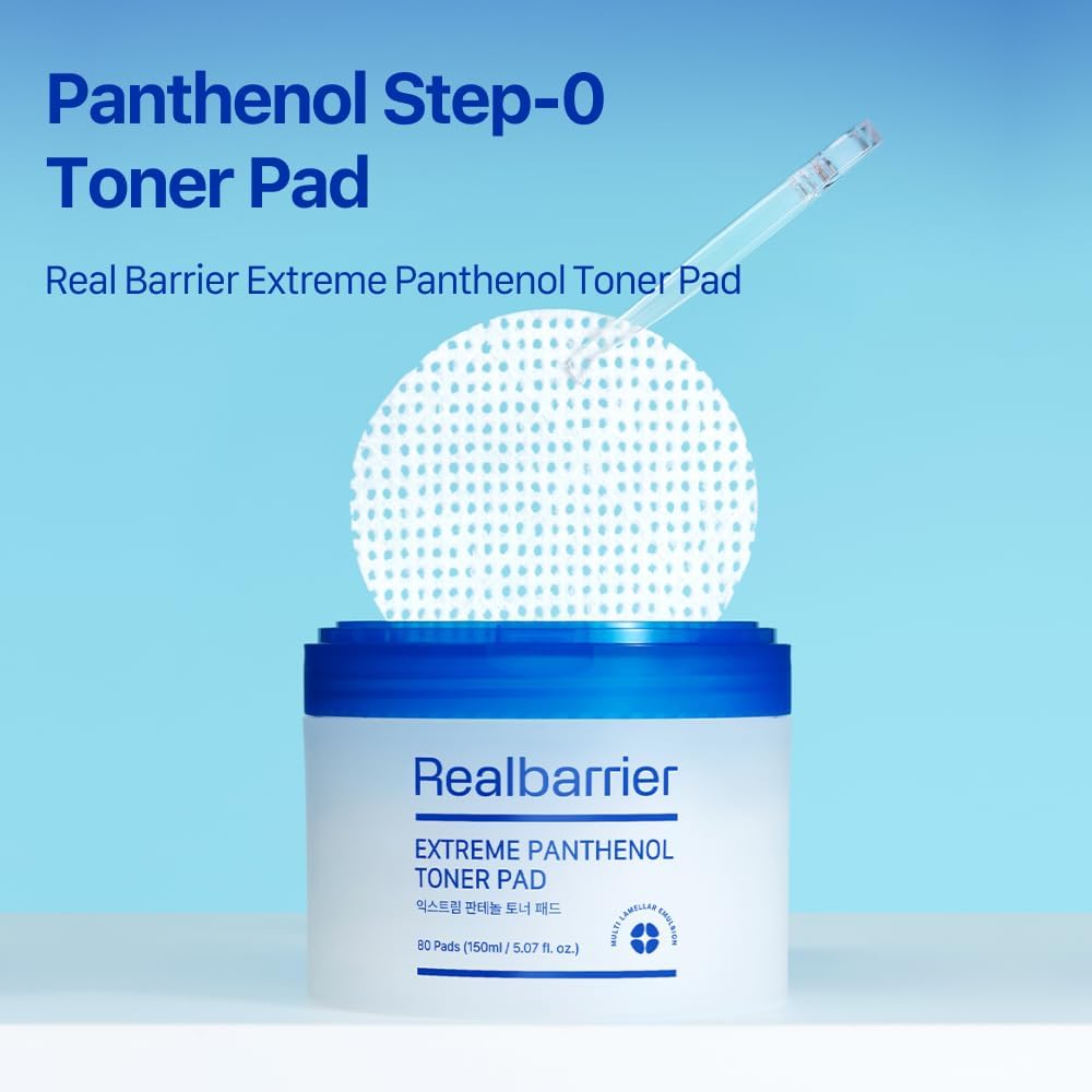 Realbarrier - Extreme Panthenol Toner Pad, 150ml/80ea 3 Realbarrier - Extreme Panthenol Toner Pad, 150ml/80ea - Image 2