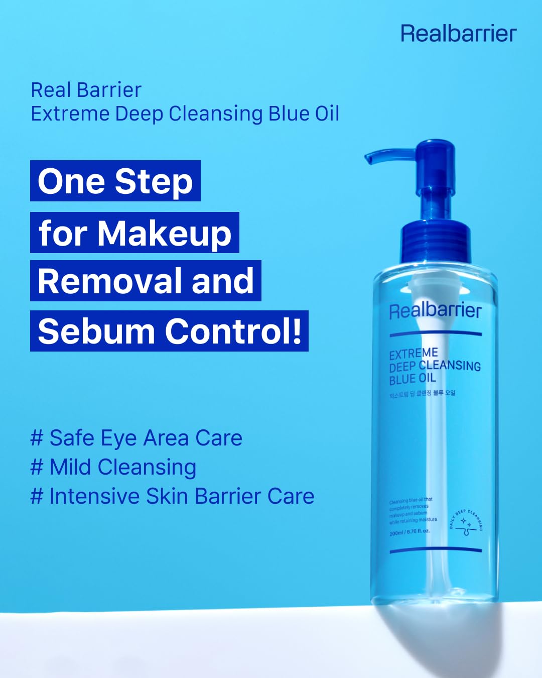 Realbarrier - Extreme Deep Cleasing Blue Oil, 200ml 9 Realbarrier - Extreme Deep Cleasing Blue Oil, 200ml - Image 8