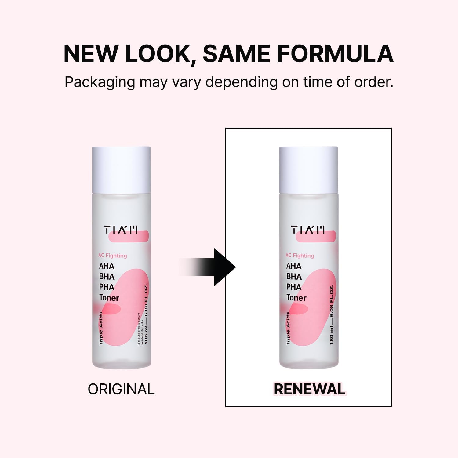 TIA’M - AC Fighting AHA BHA PHA Toner, 180ml 7 TIA’M - AC Fighting AHA BHA PHA Toner, 180ml - Image 6